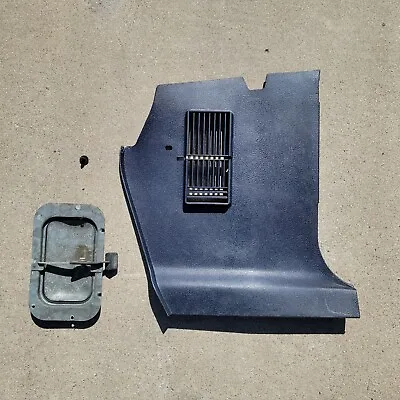 Volvo 240 Blue Passenger Side Vented Kick Panel Rare Diesel 242 244 245 Flat • $150