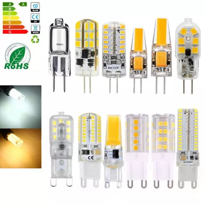 G4 G9 LED Silicone Crystal Corn Bulb 3W 5W 6W 8W 10W COB SMD Light Lamp 12V 220V • $1.99