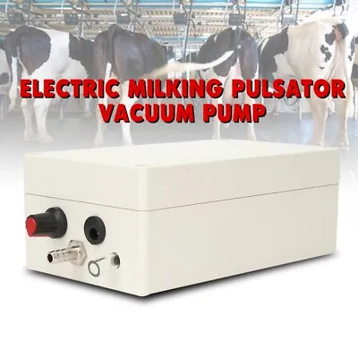 Electric Milking Pulsator Vacuum Pump Air Cow Milking Machine Milker Goat USA • $45.99