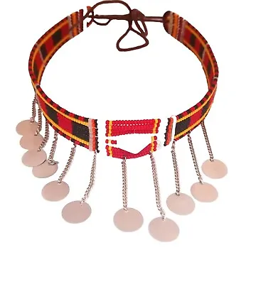 African Ethnic Maasai Beaded Necklace Pendant Choker Multicolored New 004 • $50