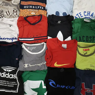 $100 • Buy 10x Mens T-Shirt Branded Nike Adidas Clothing Reseller Wholesale Bulk Lot Bundle