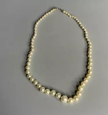 French Antique Pearl Necklace Jewelry From Late 1920's • $55