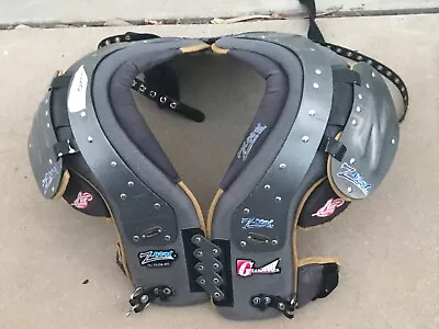 Gear 2000 Z-Cool DL DE 3XL 21-22” Football Shoulder Pads College #C19 • $75