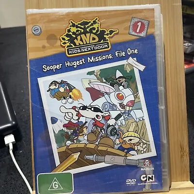 Codename Kids Next Door Sooper Hugest Missions File One DVD Brand New Region 4 • $80