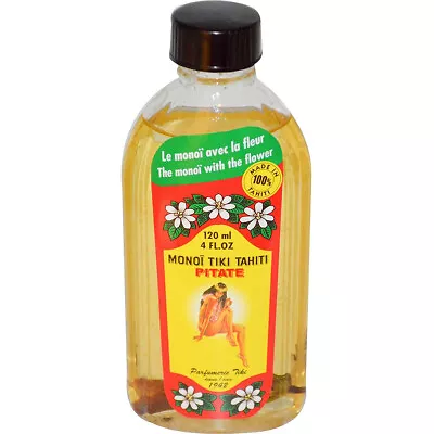 Monoi Tiare Tahiti Coconut Oil Jasmine Pitate 4 Oz • $15.90