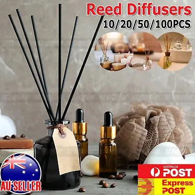 10-100x Premium Quality Reed Diffuser Reeds Rattan Stick Bulk Pack 3x200mm HOT • $4.55