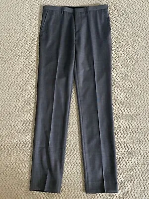 NWT J.Lindeberg Men's Paulie Gray Melange Legend Wool Slim Fit Dress Pants $295 • $19.99