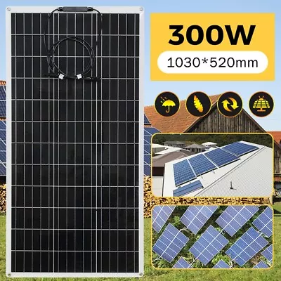 300W Watt Flexible Solar Panel 18V Battery Charger Kit For RV/Boat/Car/Home US • $169.99