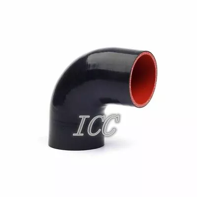 Universal Silicone Hose Elbows Coupler Pipe ID 2.5'' To 2.5  90 Degree ID63mm • $15.98