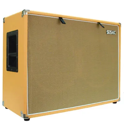 $252.99 • Buy Traditional Empty Dual 12  Guitar Cabinet - Orange Tolex And Wheat Grill