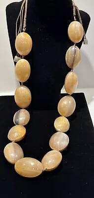 GERDA LYNGGAARD For MONIES Denmark Massive Couture Horn Bead Necklace • $89.98