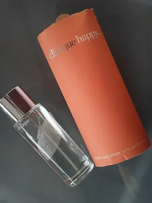 £40 • Buy Clinique Happy Vintage Perfume Spray 50 Ml Unused In Original Pillow Style Box