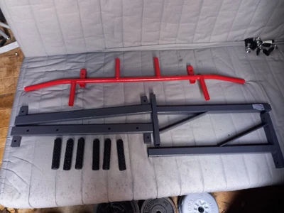 £35 • Buy K-SPORT Outdoor Wall-Mounted Adjustable Iron Pull-up Chin-Up Push-Up Bar