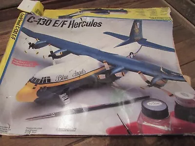 Vintage 1985 Testors Italeri Lockheed C-130 E/F Hercules 695 1/72 Model Kit • $64.99