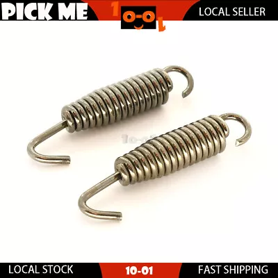 2Pcs Exhaust Spring Pipe Muffler 57mm For Kawasaki KX80L 1989 1990 • $7.76