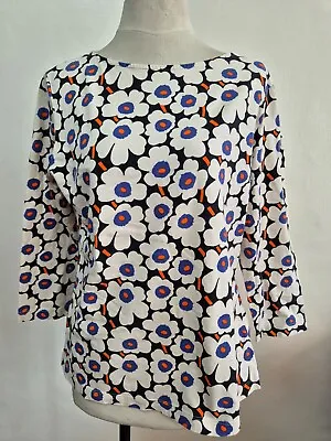 MARIMEKKO Blouse Size M Cotton Vg Multicolor SALE ! • $9.94