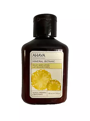 AHAVA Mineral Botanic Velvet Body Lotion Tropical Pineapple & White Peach 3 Oz • $16