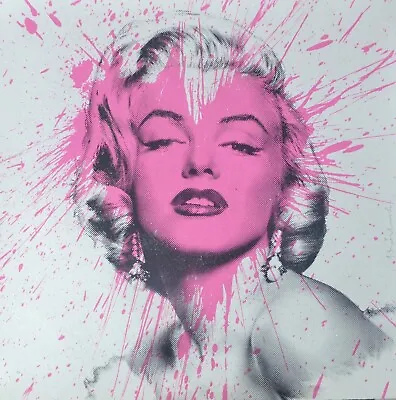 MR BRAINWASH My Heart Is Yours Diamond Dust Marilyn Monroe 37 X 37 HAND SIGNED • $6450