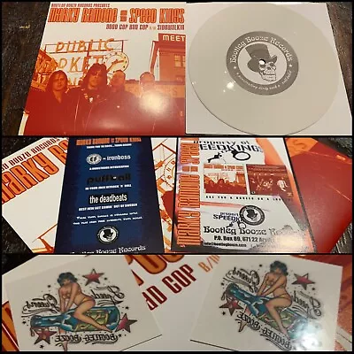 MARKY RAMONE & THE SPEEDKINGS-Good Cop Bad Cop 7  Vinyl 300 Temp Tattoo-RAMONES • $45