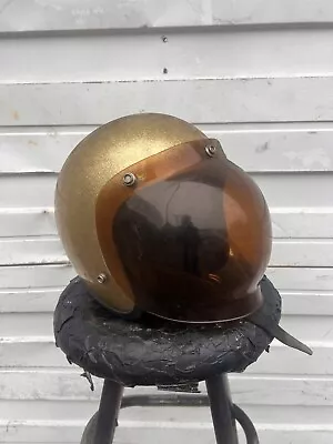 Vintage Motorcycle Helmet Protec McHal Bell Rt Buco Fulmer Style Chopper Bubble  • $29