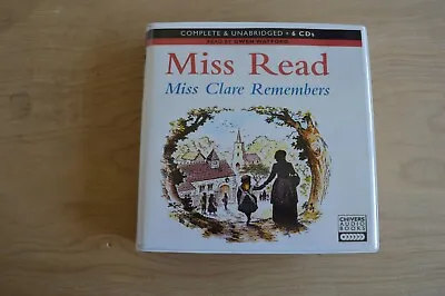 Miss Clare Remembers - Miss Read - Unabridged Audiobook - 6CDs • $42.49