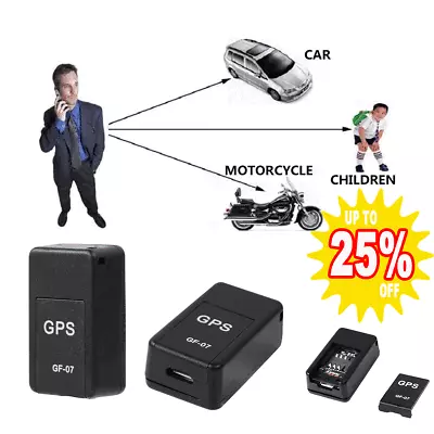 Mini Magnetic GPS Tracker For Car/Person/Pet Location Tracker Real-time Locator • £5.71