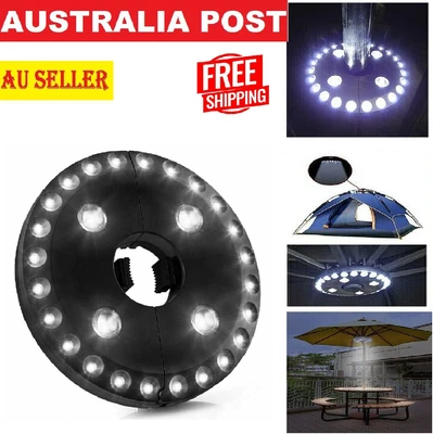 28 LED Patio Umbrella Night Lights Outdoor Garden Yard Cordless Saving Energy • $17.99