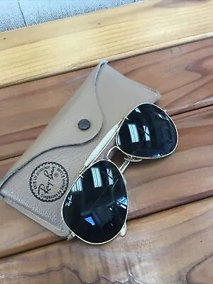 62[]14mm VINTAGE BAUSCH & LOMB RAY-BAN L2112 AVIATOR SUNGLASSES W/ Case • $99.99