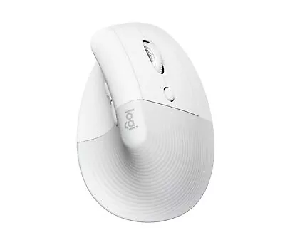 LOGITECH Lift Vertical Ergonomic Optical Mouse - White - Brand New • £57.99