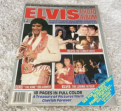 1980 Modern Screen Elvis Photo Album Magazine - Elvis Presley Cover - L 18677 • $14.99