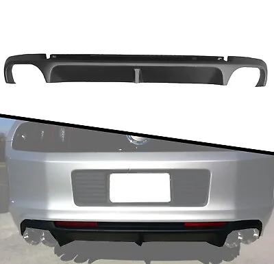 4 Vent Rear Bumper Diffuser Lip Fits 13-14 Ford Mustang Shelby GT500 Matte Black • $149.95