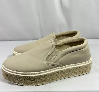 H&M Women’s Platform Espadrilles Beige Sz 7 (38) • $15