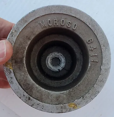 Used Moroso 6411 Crank Shaft 2 Groove Small Block Chevy Pulley SBC Moroso Pulley • $14.99