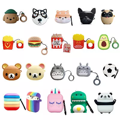 £4.50 • Buy 3D Animals Unicorn Silicone Earphone Case Cover For Apple Airpods 1 2 3 Pro 1 2