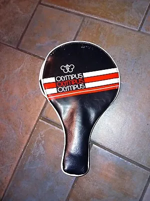 Vintage Olympus Table Tennis Bat And Case • £15
