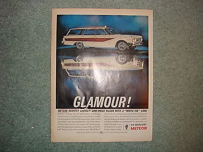$5 • Buy 1963 Mercury Meteor Wagon Original Magazine Ad