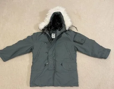 USGI N-3B Parka Cold Weather Snorkel Jacket W/ Fur Hood Authentic ALL SIZES NEW • $174.99