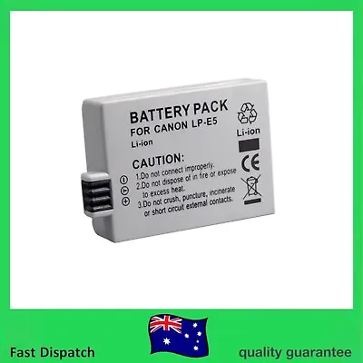 Battery For Canon LP-E5 EOS 450D 500D 1000D XS Rebel T1i Rebel Xsi Kiss X3 X2 F • $16.60