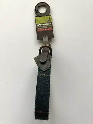 Wainwrights Tweed Leather Collar  EXTRA SMALL 25-30 CM  PRODUCT CODE 7135132 • £10.99