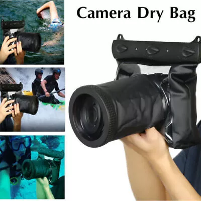 20m Underwater Housing Case Dry Bag Pouch Accessory For Canon SLR DSLR Camera F3 • £21.39