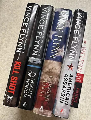 Mixed Lot 8 Vince Flynn Mitch Rapp Series Mystery Suspense Transfer Of Power • $6.25