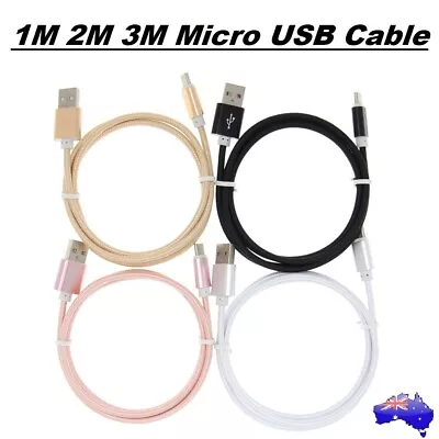 1M 2M 3M MICRO USB CABLE DATA CHARGER FOR SAMSUNG GALAXY Edge LG Kindle Sony • $3.49