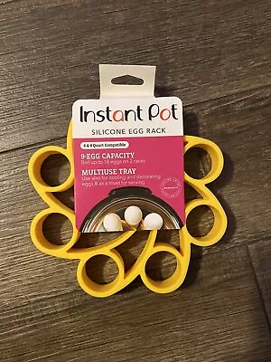 Instant Pot Yellow Official Silicone Egg Rack Compatible With 6-quart 8-quart • $10