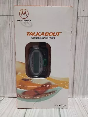 Motorola Talkabout Word Message Pager Model T350 NEW SEALED • $89.95