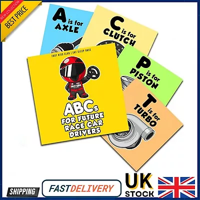 Abc'S For Future Race Car Drivers Alphabet Book (Baby Book Children'S Book） • £10.31