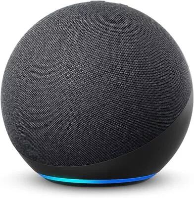 Echo (4th Gen) | With Premium Sound Smart Home Hub And Alexa | Charcoal • $95