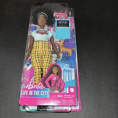 Barbie Life In The City LYLA DOLL (AA Doll)  & Pet & Accessories HGX52 - New! • $22.25