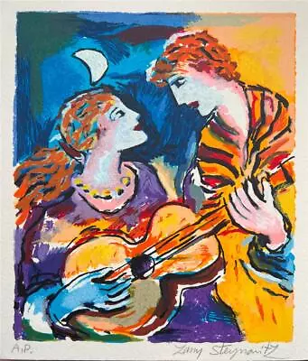 Zamy Steynovitz Serenade With Love Hand Signed Limited Serigraph On Paper • $39.99