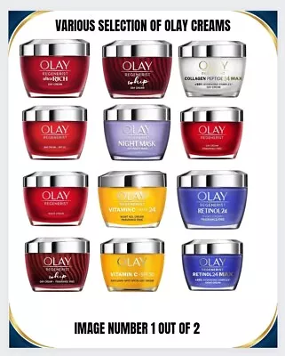 Olay Regenerist Moisturising Anti Ageing Creams Various Selection | New | Free P • £11.85