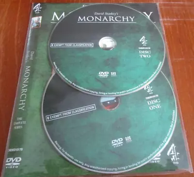 David Starkey's Monarchy 2 Disc`s [DVD] • £3.25
